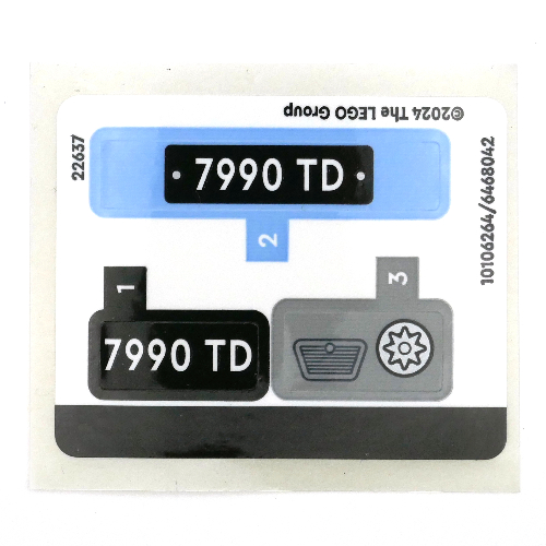 Sticker Sheet for Set 76424-1 (10106264)