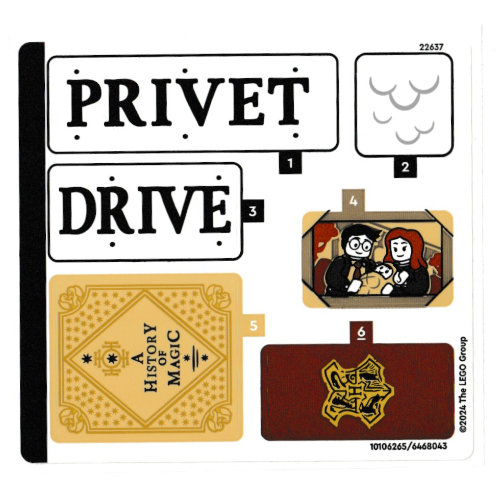 Sticker Sheet for Set 76425-1 (10106265)