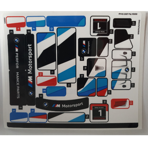 Sticker Sheet 1 for Set 76922-1 (10106781)