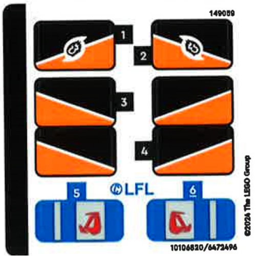 Sticker Sheet for Set 75380-1 (10106820)