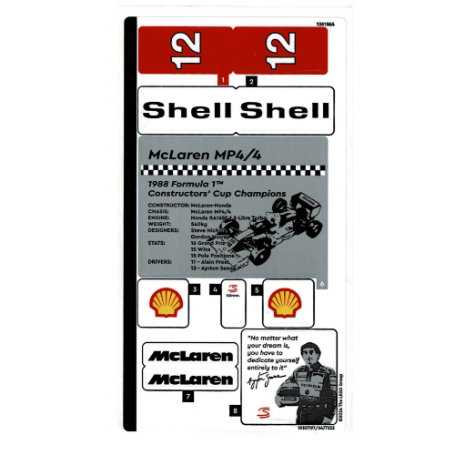 Sticker Sheet for Set 10330-1 (10107197)