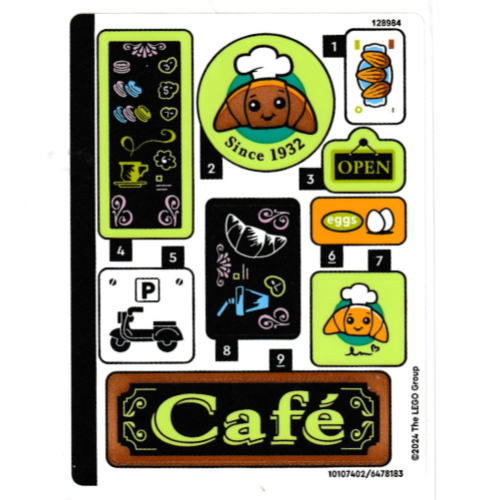 Sticker Sheet for Set 42618-1 (10107402)