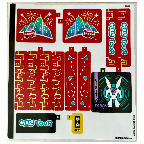 Sticker Sheet for Set 60407-1 (10107610)
