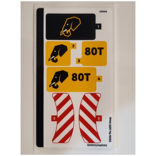 Sticker Sheet for Set 60420-1 (10107611)