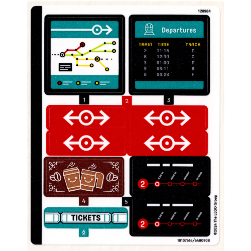 Sticker Sheet 1 for Set 60423-1 (10107614)