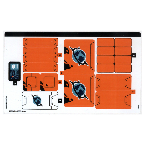 Sticker Sheet for Set 60437-1 (10107617)