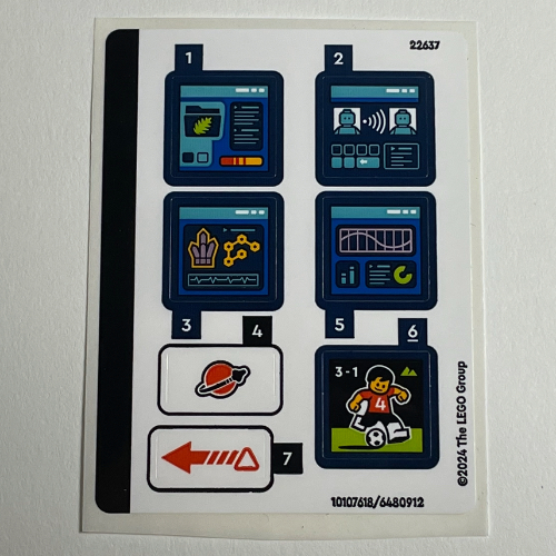 Sticker Sheet for Set 60439-1 (10107618)