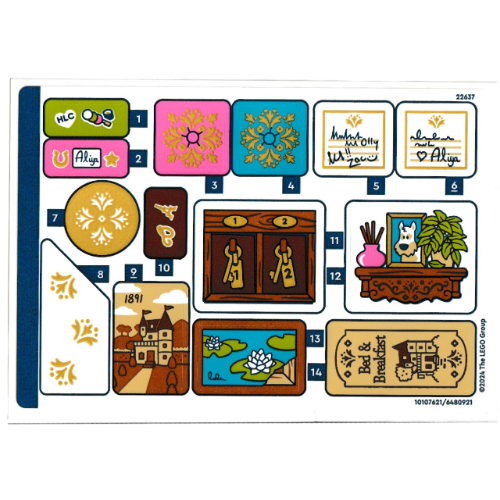 Sticker Sheet for Set 42638-1 (10107621)