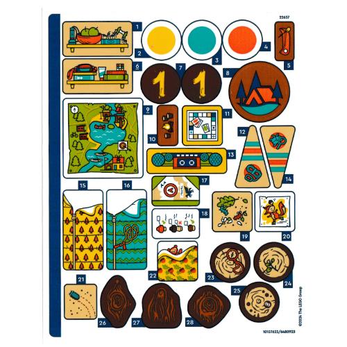 Sticker Sheet for Set 42631-1 (10107623)