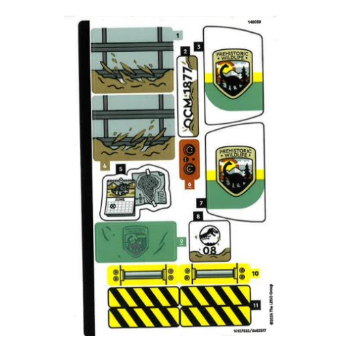 Sticker Sheet for Set 76966-1 (10107855)