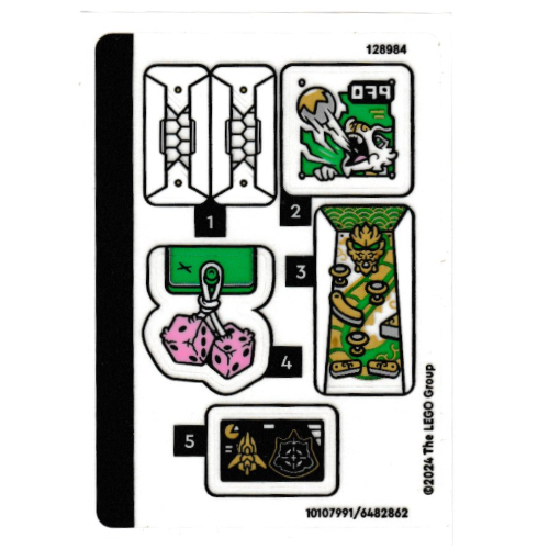 Sticker Sheet 1 for Set 80055-1 (10107991)