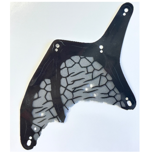 Black Wing, Dragon with Dark Bluish Grey Webbing (10108119a)