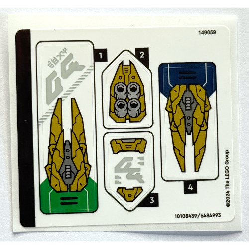 Sticker Sheet for Set 71820-1 (10108439)