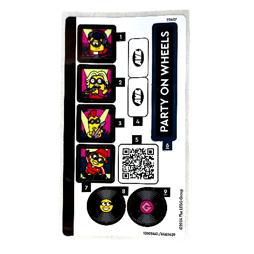 Sticker Sheet for Set 75581-1 (10108461)