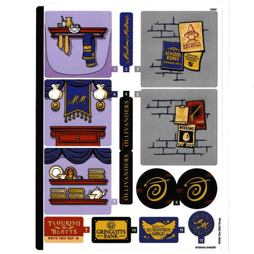 Sticker Sheet for Set 76439-1-1 (10108496)