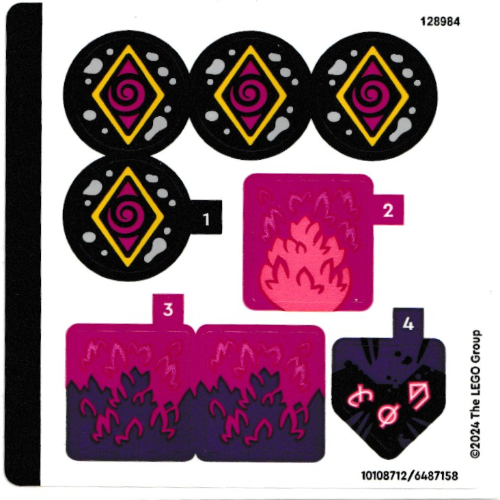 Sticker Sheet for Set 71483-1 (10108712)