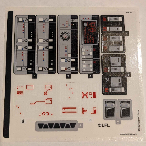 Sticker Sheet for Set 75394-1 (10109017)