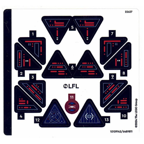 Sticker Sheet for Set 75382-1 (10109143)