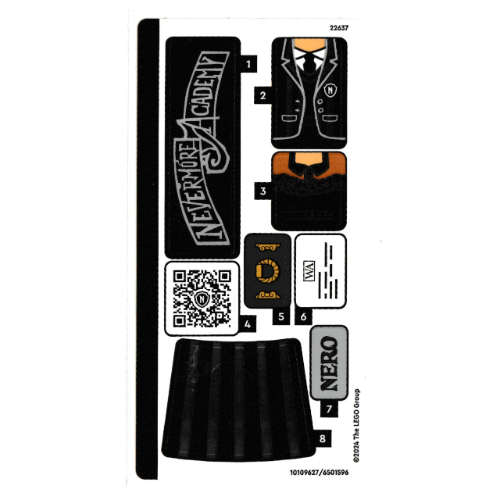 Sticker Sheet for Set 76780-1 (10109627)