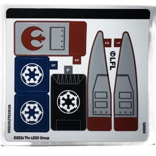 Sticker Sheet for Set 40755-1 (10110036)