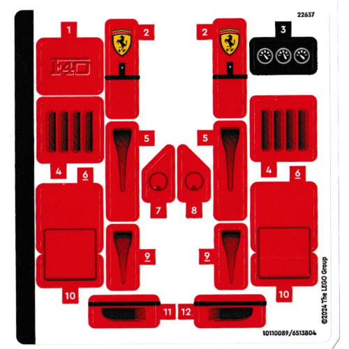 Sticker Sheet for Set 76394-1 (10110089)
