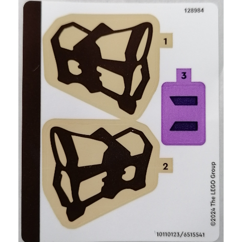 Sticker Sheet for Set 77071-1 (10110123)