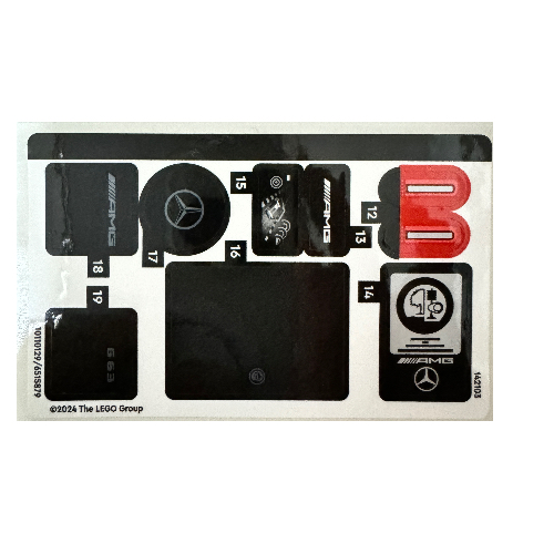 Sticker Sheet 2 for Set 76924-1 (10110129)