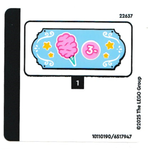 Sticker Sheet for Set 42643-1 (10110190)