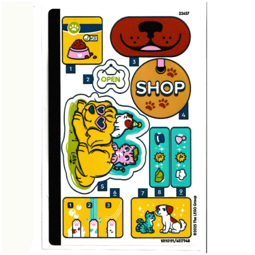 Sticker Sheet for Set 42650-1 (10110191)