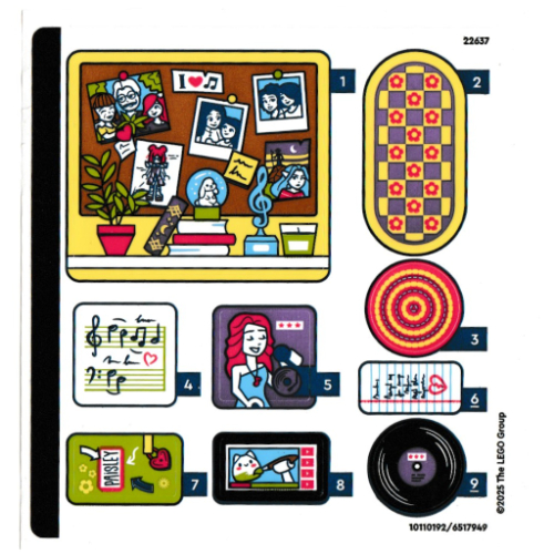 Sticker Sheet for Set 42647-1 (10110192)