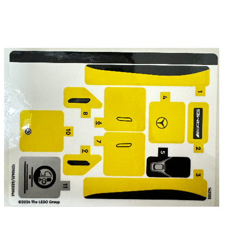 Sticker Sheet 1 for Set 76924-1 (10110431)