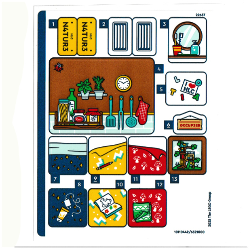 Sticker Sheet for Set 42663-1 (10110449)