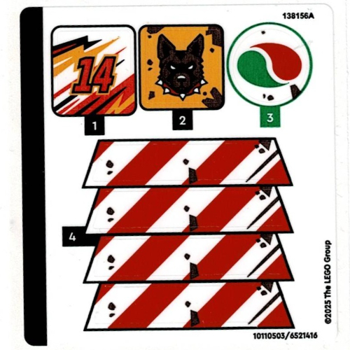 Sticker Sheet for Set 60472-1 (10110503)