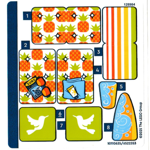Sticker Sheet for Set 42641-1 (10110635)