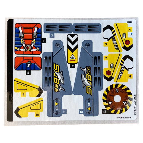 Sticker Sheet for Set 42201-1 (10110645)