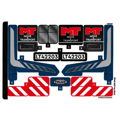 Sticker Sheet for Set 42203-1 (10110647)