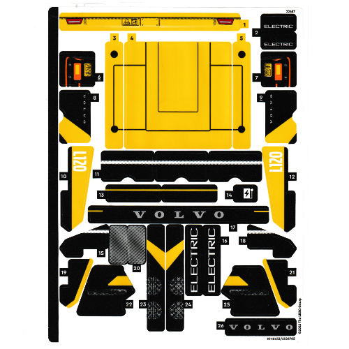 Sticker Sheet for Set 42209-1 (10110653)