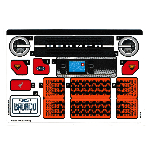 Sticker Sheet for Set 42213-1 (10110657)