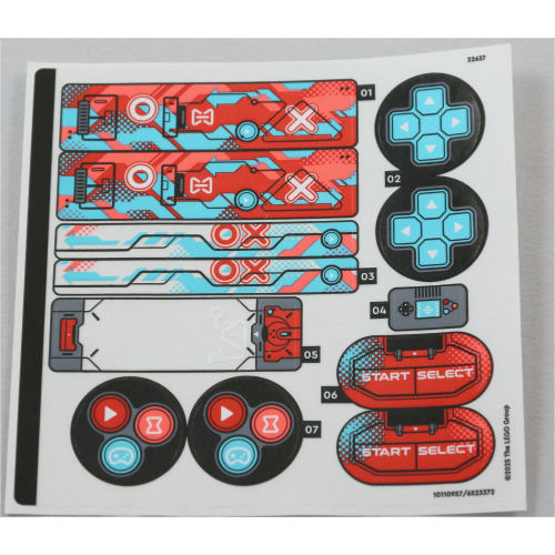 Sticker Sheet for Set 71489-1 (10110957)