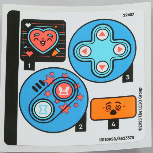 Sticker Sheet for Set 71490-1 (10110958)