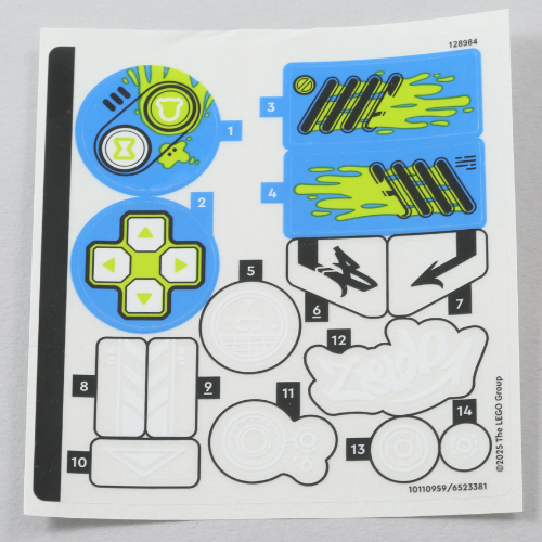 Sticker Sheet for Set 71491-1 (10110959)
