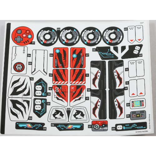 Sticker Sheet for Set 71497-1 (10110960)