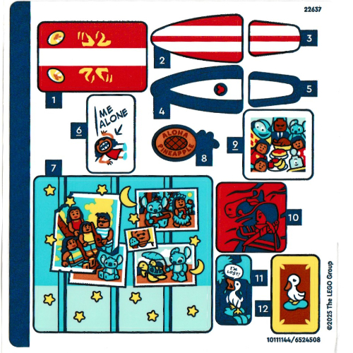 Sticker Sheet for Set 43268-1 (10111144)