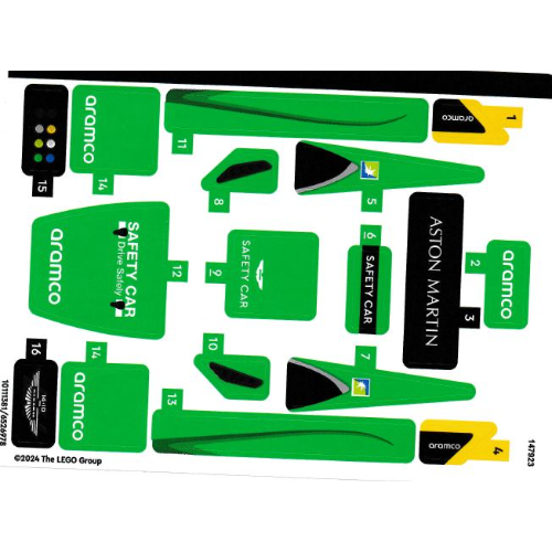 Sticker Sheet 1 for Set 76925-1 (10111381)