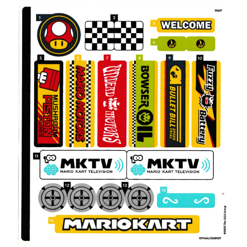 Sticker Sheet 1 for Set 72036-1 (10111464)