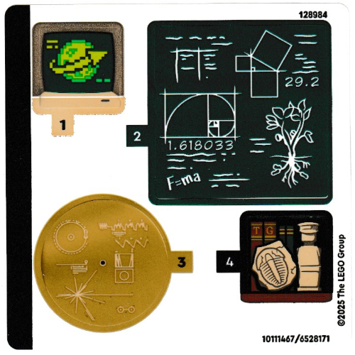 Sticker Sheet for Set 21355-1 (10111467)