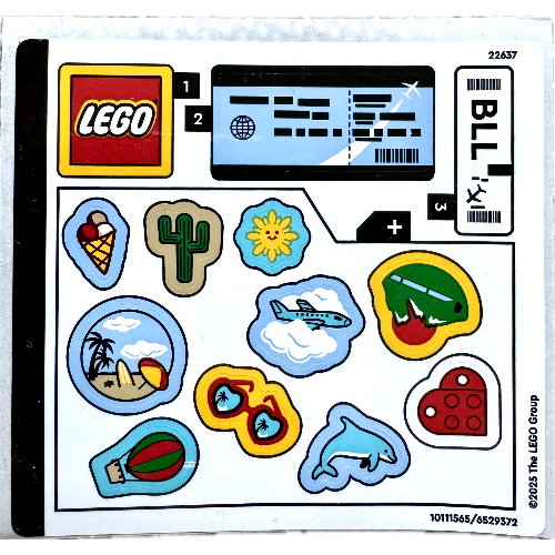 Sticker Sheet for Set 40817-1 (10111565)