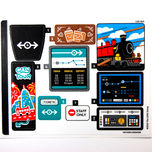 Sticker Sheet for Set 60469-1 (10111690)