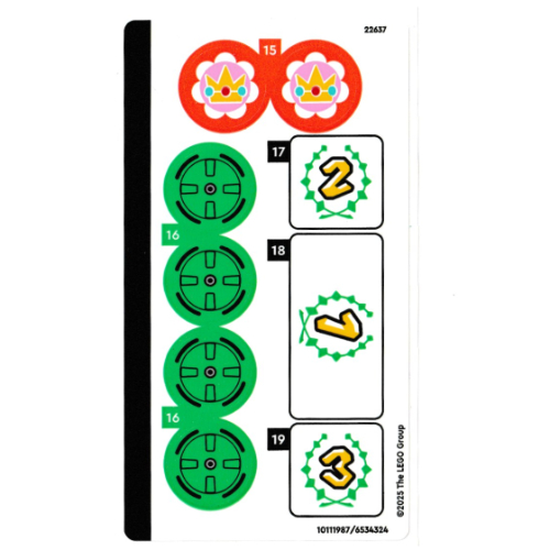 Sticker Sheet 2 for Set 72036-1 (10111987)