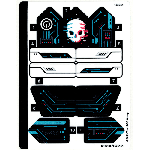 Sticker Sheet for Set 71495-1 (10112126)
